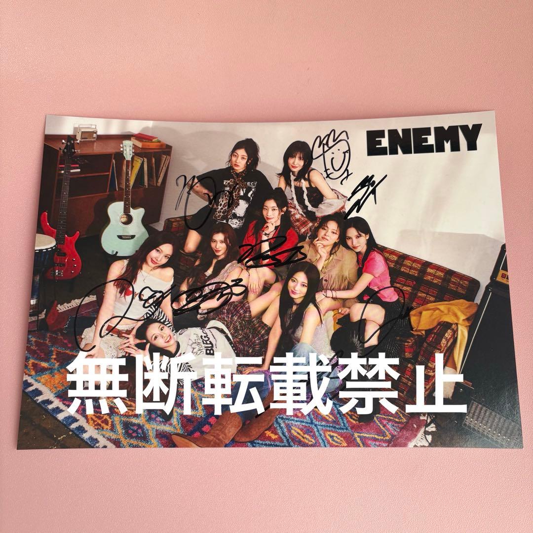 TWICE ENEMY サイン 全員 全サ サイン会