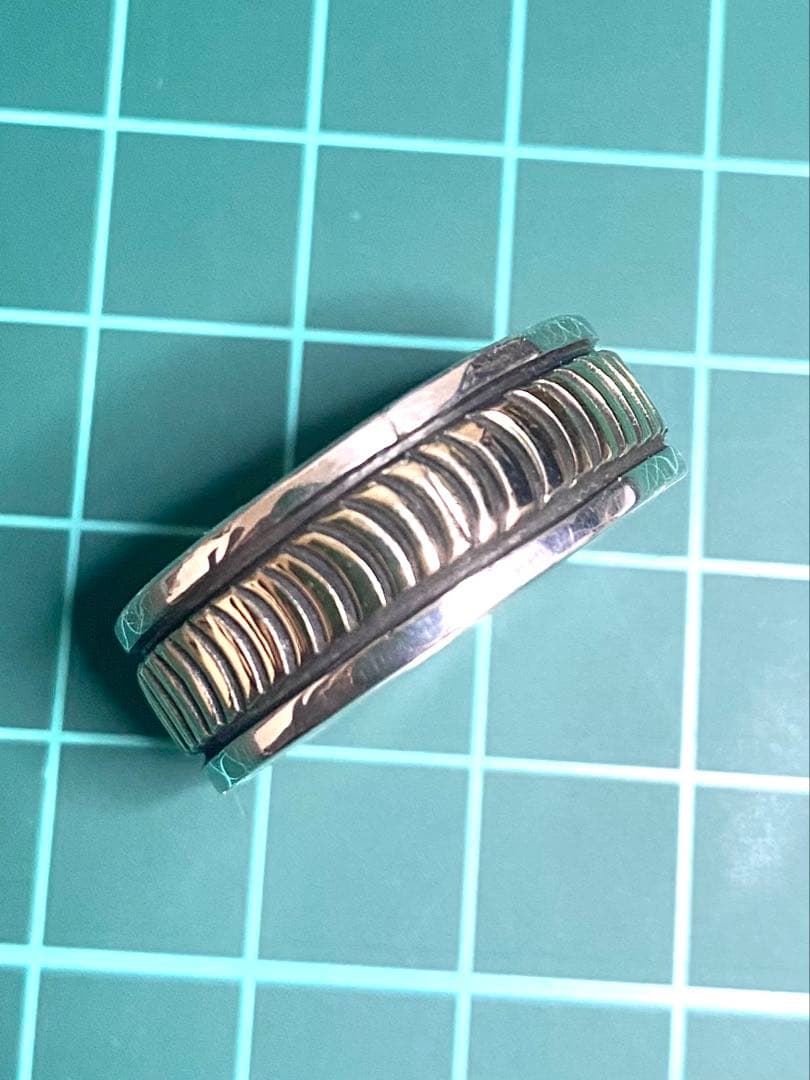 【ブルースモーガン】 リング 24号 スターリングシルバー 14k 美品