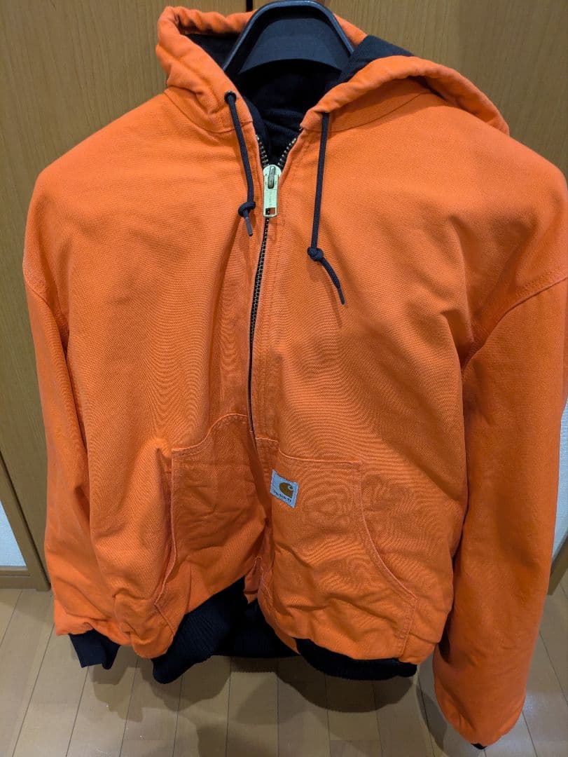 値下げ！！！！　アメリカ製 Carhartt ブレイズオレンジ ダックジャケット