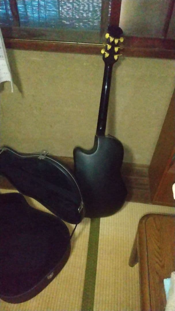 アコースティックギター グラデーションブルー ケース付き