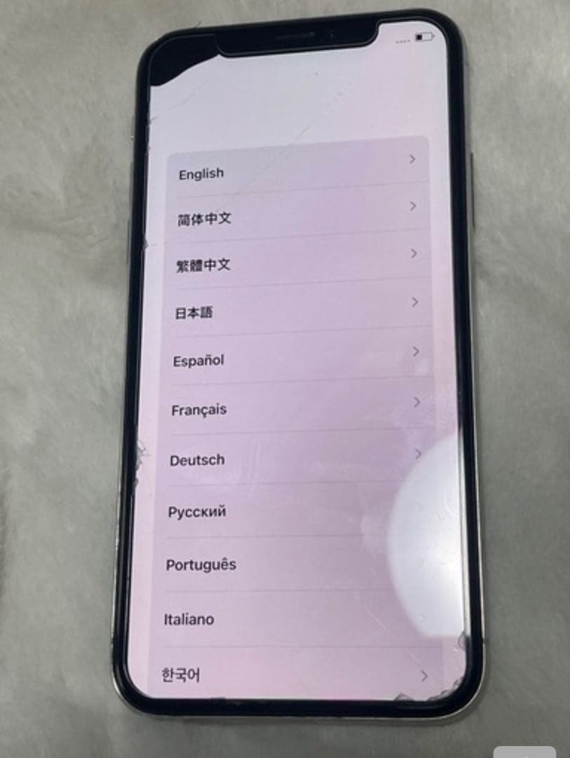 Apple iPhone X 256GB本体　ホワイト　値下げしました。