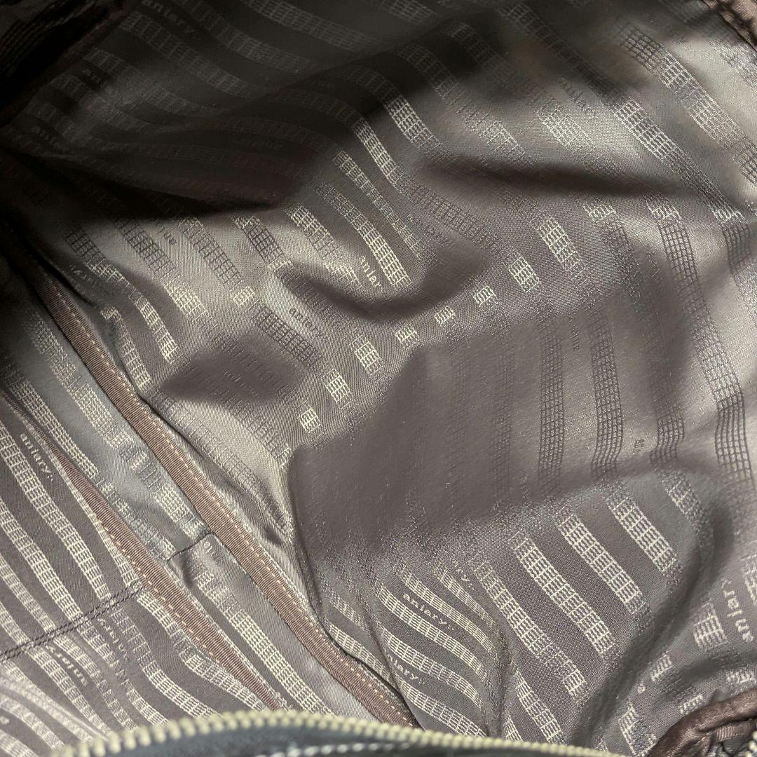 aniary ビジネスバッグ ブリーフケース クロコ型押し トート 本革 黒