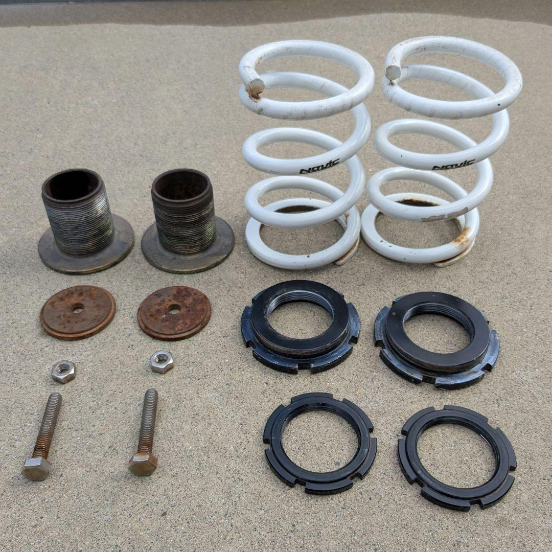 スプリング リア車高調整アジャスター ナビック ミライース H180 ID82