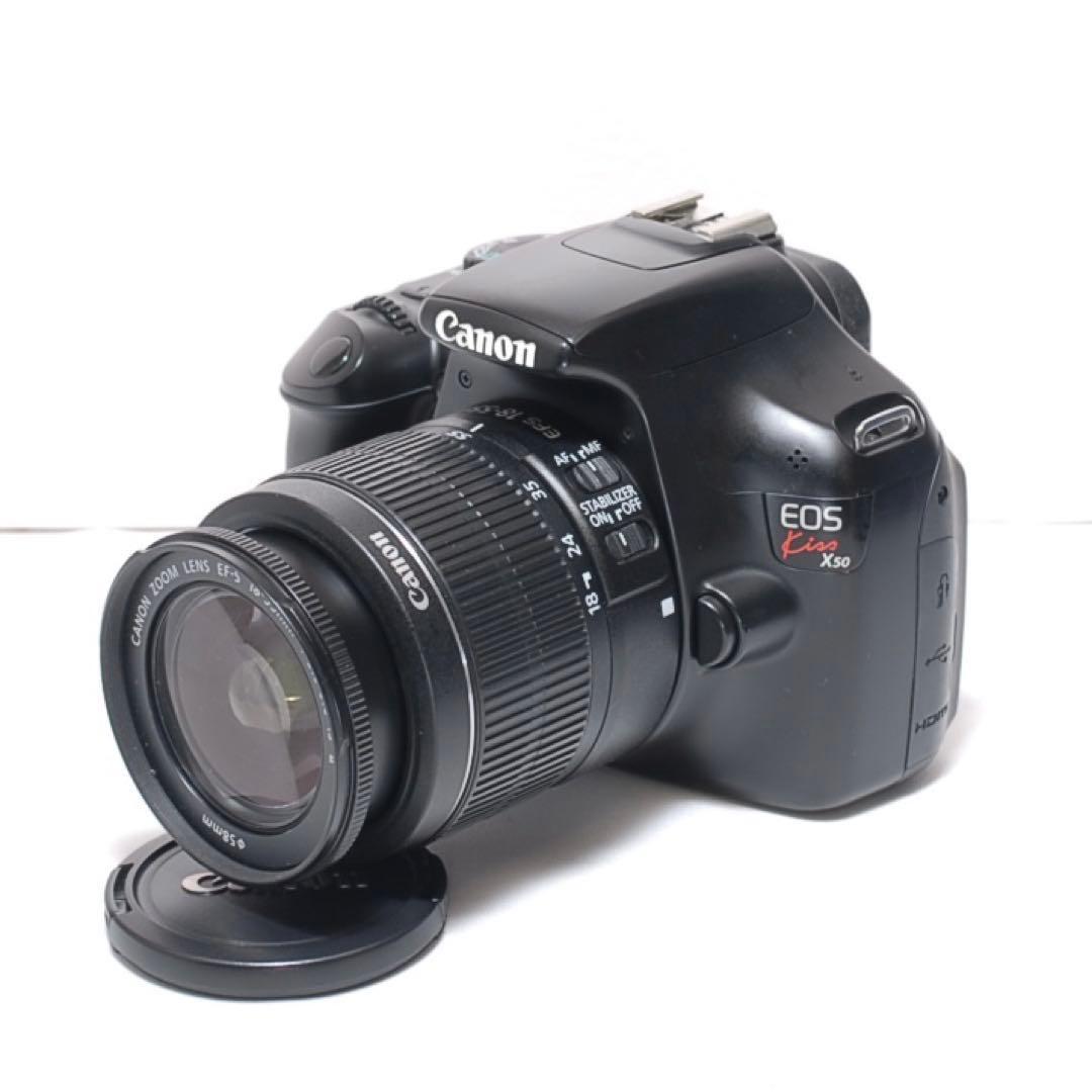 超望遠レンズデビュー✨Canon Kiss X50✨ダブルレンズ✨入門モデル✨