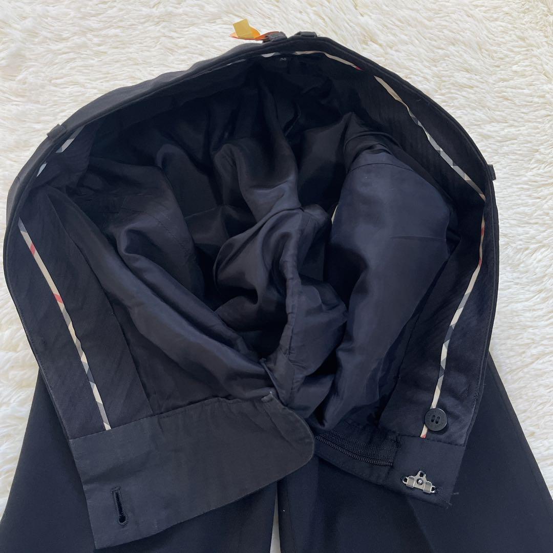 バーバリーロンドン パンツスーツ　ネイビー　ダークチェック　Mサイズ