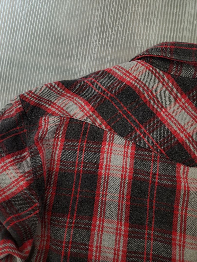 交渉中80sDAKOTAbyファイブブラザーウェスタンネルシャツ好配色USA 製