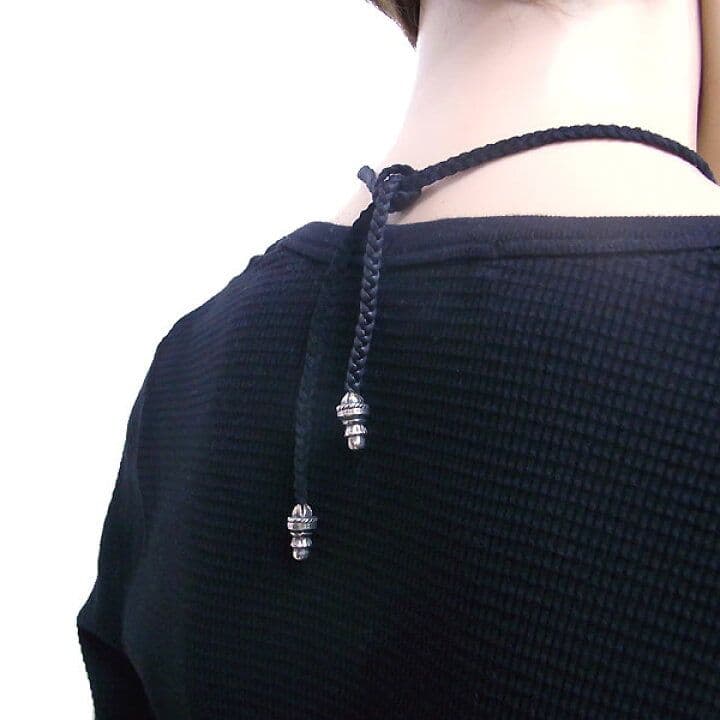 CHROME HEARTSスクロールチップレザーブレイド