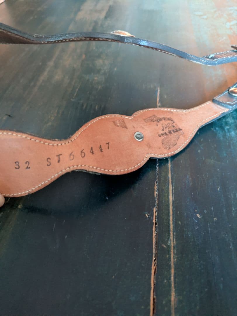 米国製 Tony Lama トニーラマ ウエスタンベルト レザーベルト