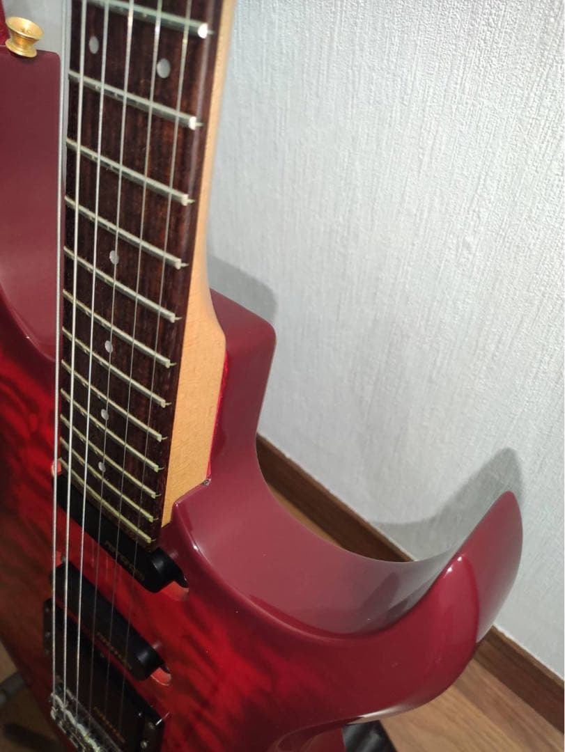 Fernandesエレキギター レッド ギターケース付き