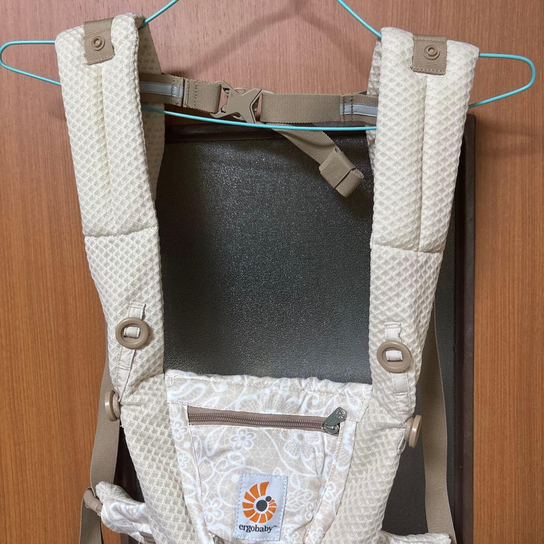 エルゴ抱っこ紐 オムニブリーズ クリームフラワーレース