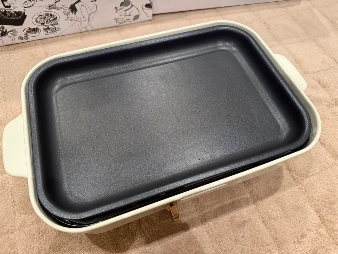 BRUNO コンパクトホットプレート たこ焼きプレート付き