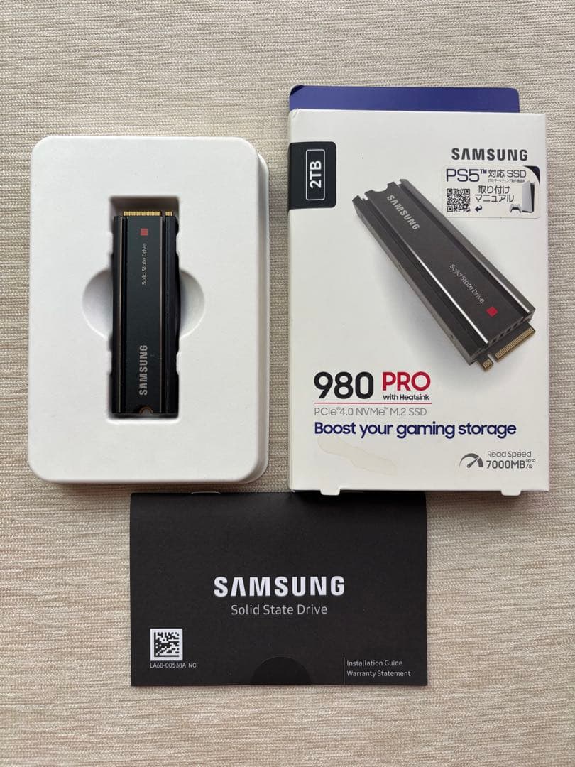 【ひとちゃん様】【PS5】Samsung 980 PRO 2TB 内蔵型SSD