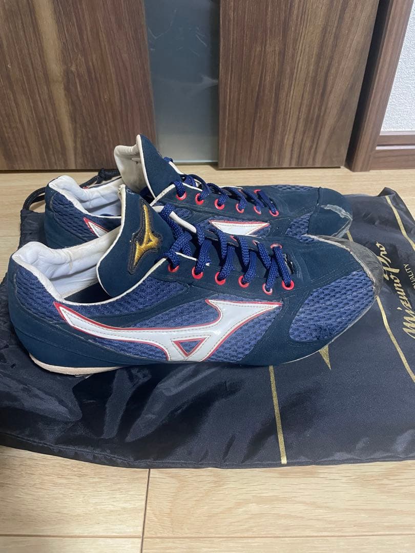 ミズノプロ ネイビー 27センチ