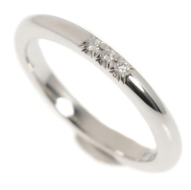 ティファニー クラシック バンドリング Pt950プラチナ×ダイヤモンド 6号