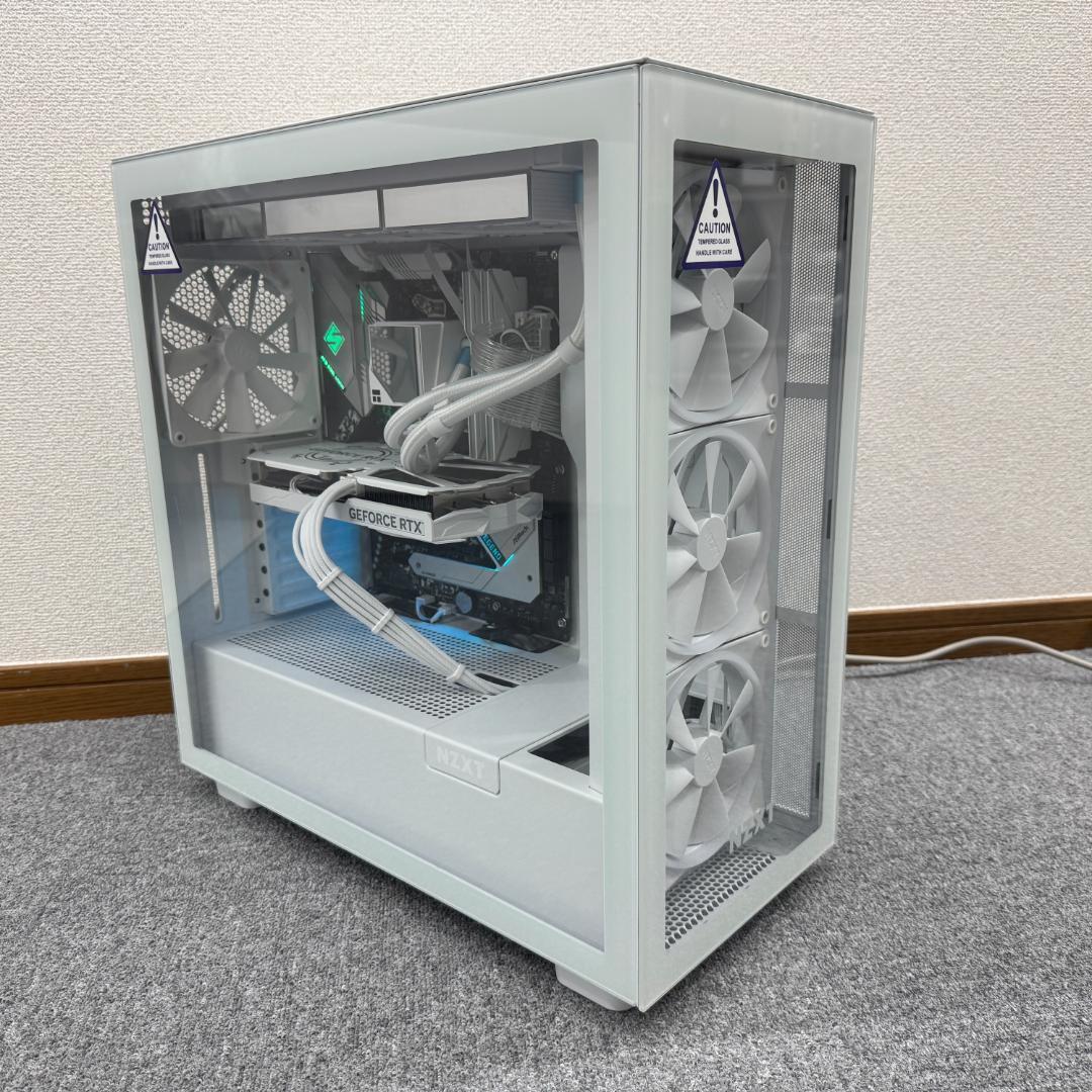 【白い高性能ゲーミングPC】Ryzen 7 RTX4060Ti 16GBNVMe