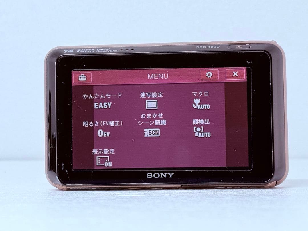 SONY DSC-T99D ブラウン 動作確認済 コンデジ ラグジュアリー