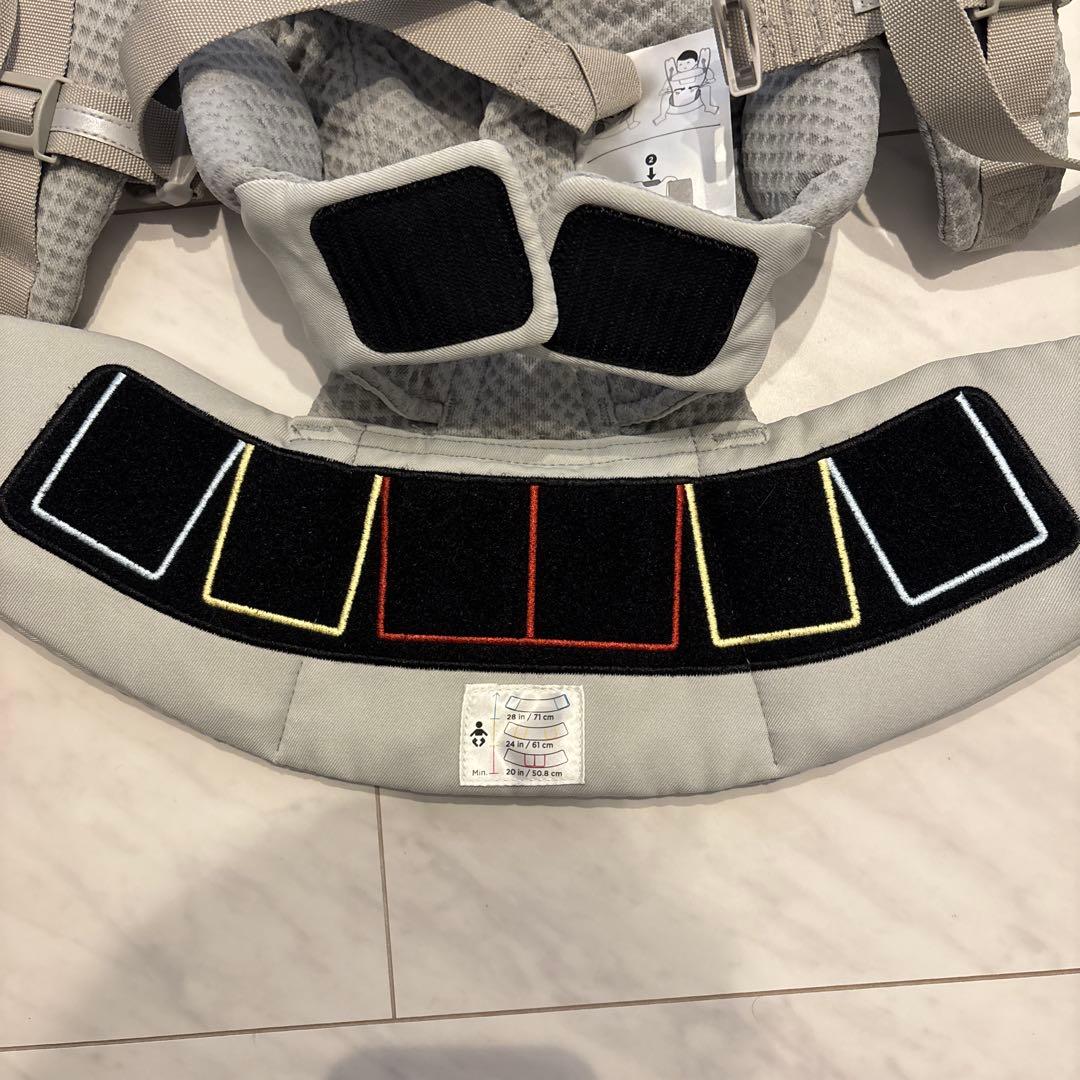 美品ergobaby OMNI breeze 抱っこひも　パールグレー