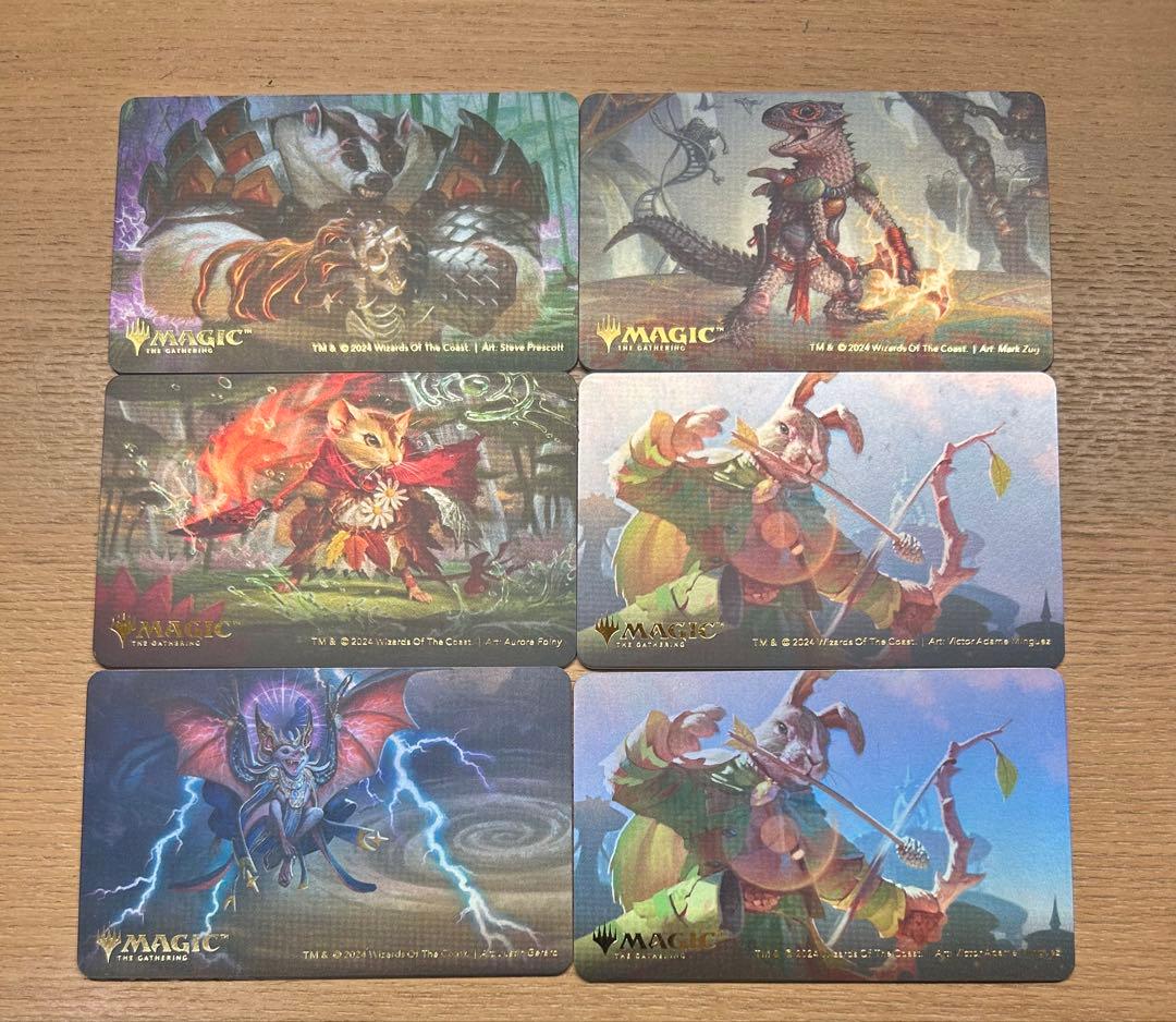 MTG ブルームバロウ　メタルカード5種６枚セット