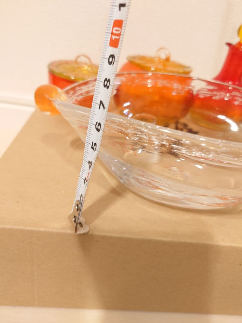 琉球ガラス　小物入れ・キャンディポット・水差し