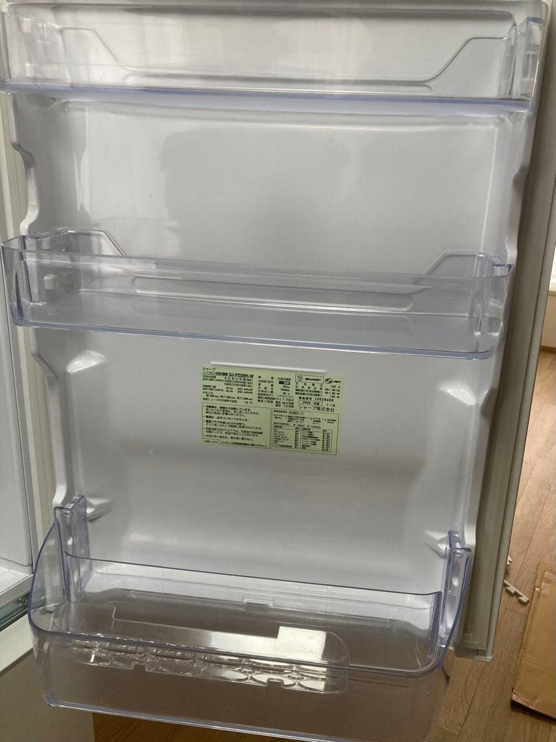 SHARP製 冷蔵庫 (280L 右開き ホワイト) 【一人暮らし 二人暮らし】
