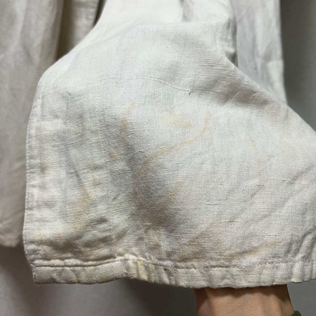 30s french vintage リネンコート ユーロヴィンテージ