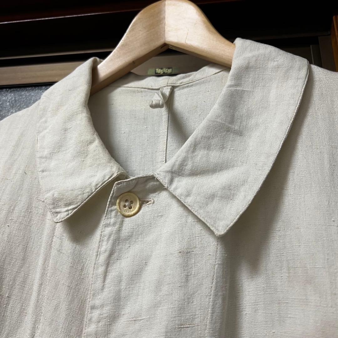 30s french vintage リネンコート ユーロヴィンテージ