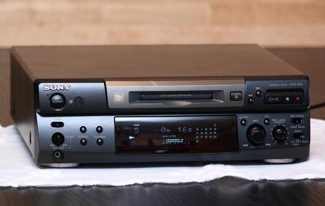 SONY MDS-S38 MDデッキ　MDプレイヤー/レコーダー　日本製　完動品