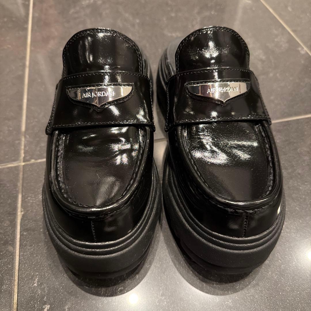 新品同様 ジョーダン 厚底サンダル ローフファー 24cm