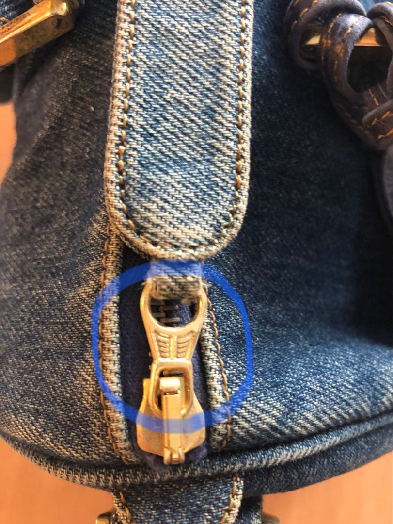 Chanel デニムボストンバッグ