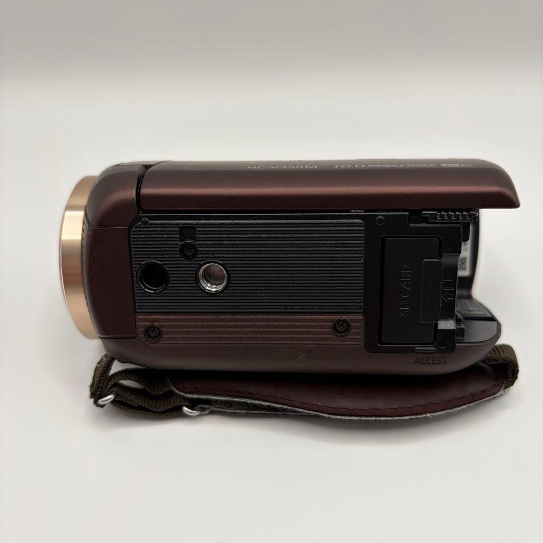 【美品】Panasonic HC-V550M-T ビデオカメラ ブラウン