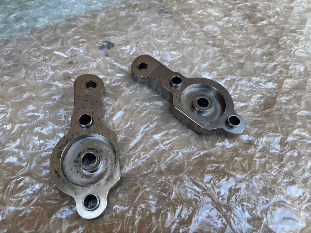 バイク用金属プレートパーツ 4穴