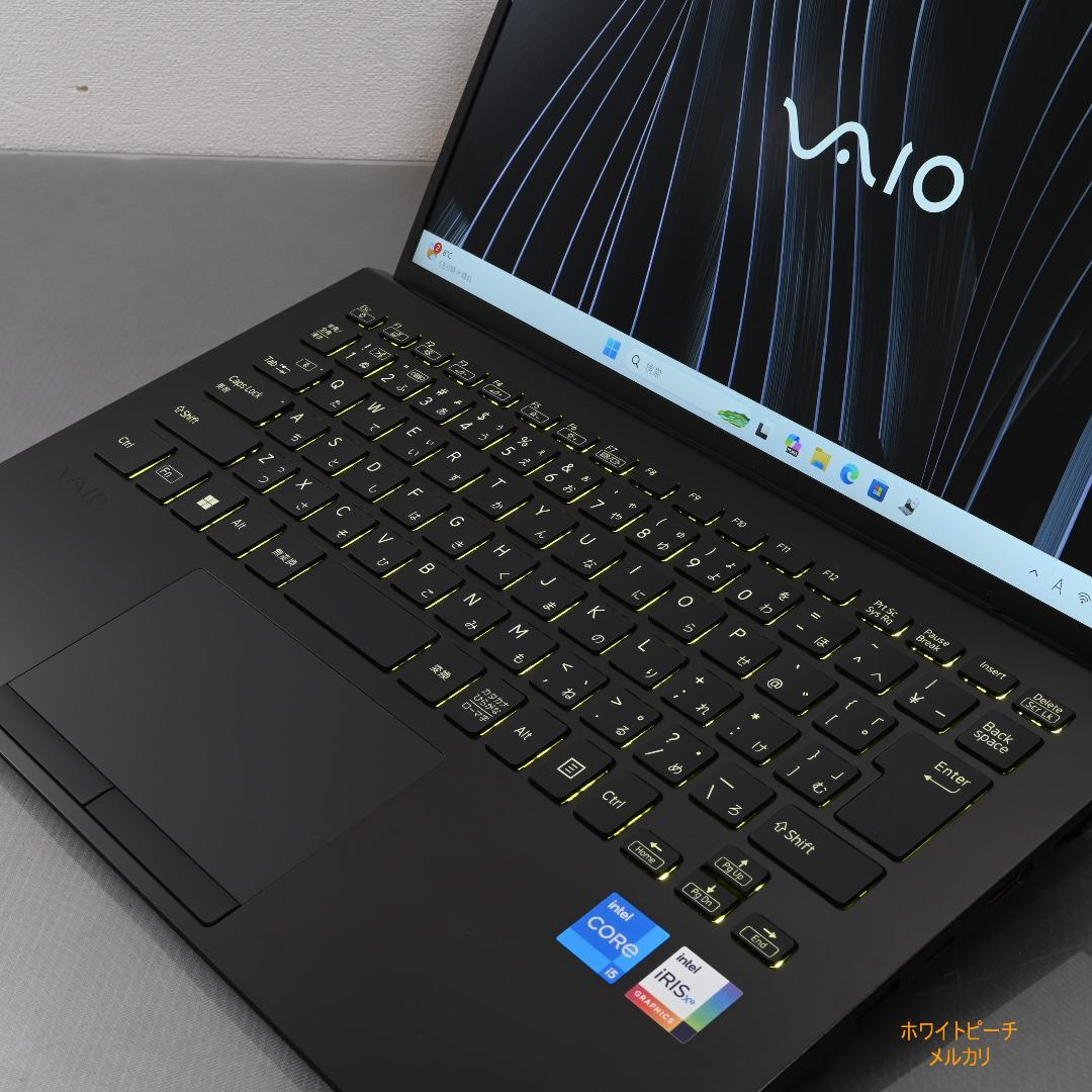 美品Vaio pro PK 11世代 i5 _16G 黄色く光るキーボード