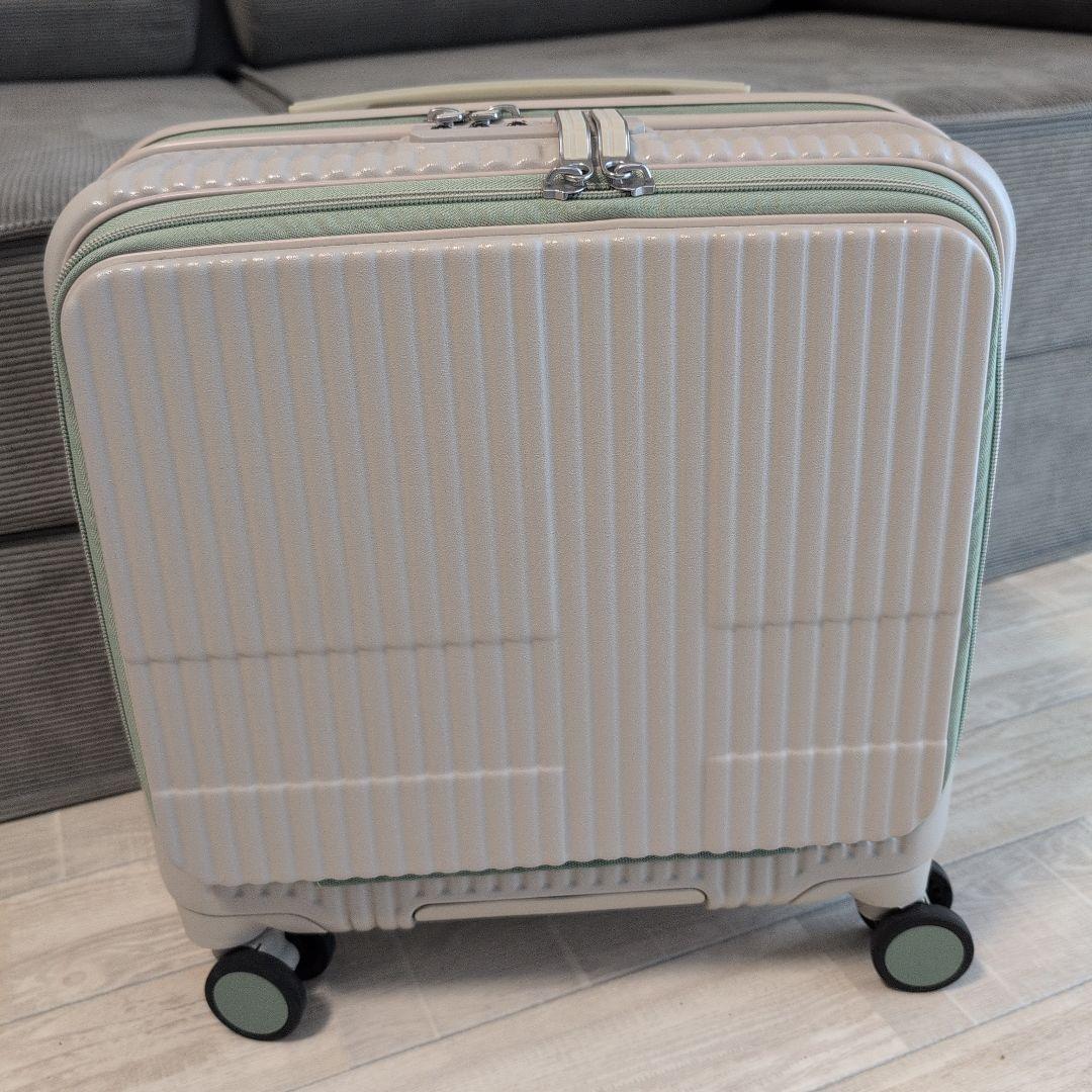 【innovator】サンドベージュ 小型スーツケース 33リットル 機内持込可