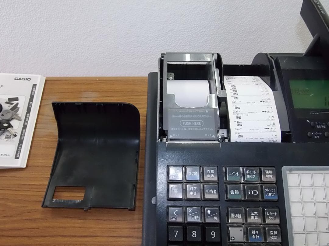カシオ 飲食店向 72タッチ 3面可能 TK-2500 レジスター250501
