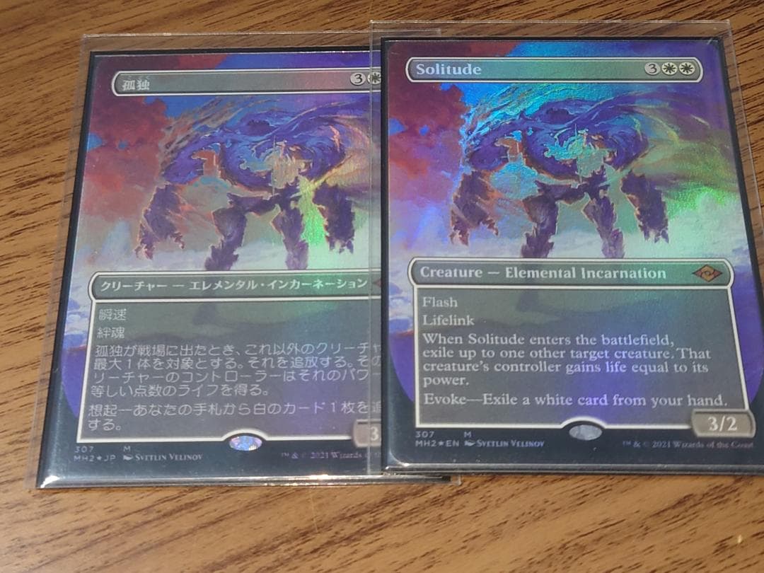 マジック：ザ・ギャザリング 孤独 ボーダーレスFoil 2枚