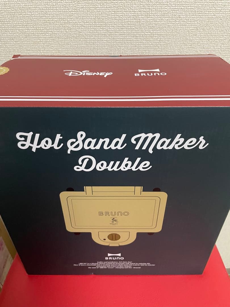BRUNO ホットサンドメーカー ダブル ディズニーコラボ