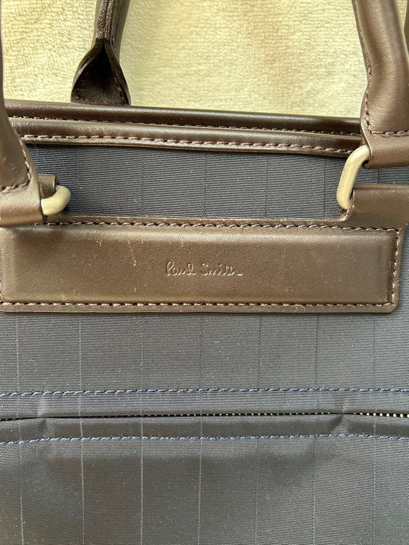 Paul Smith　ネイビーナイロン ビジネスバッグ
