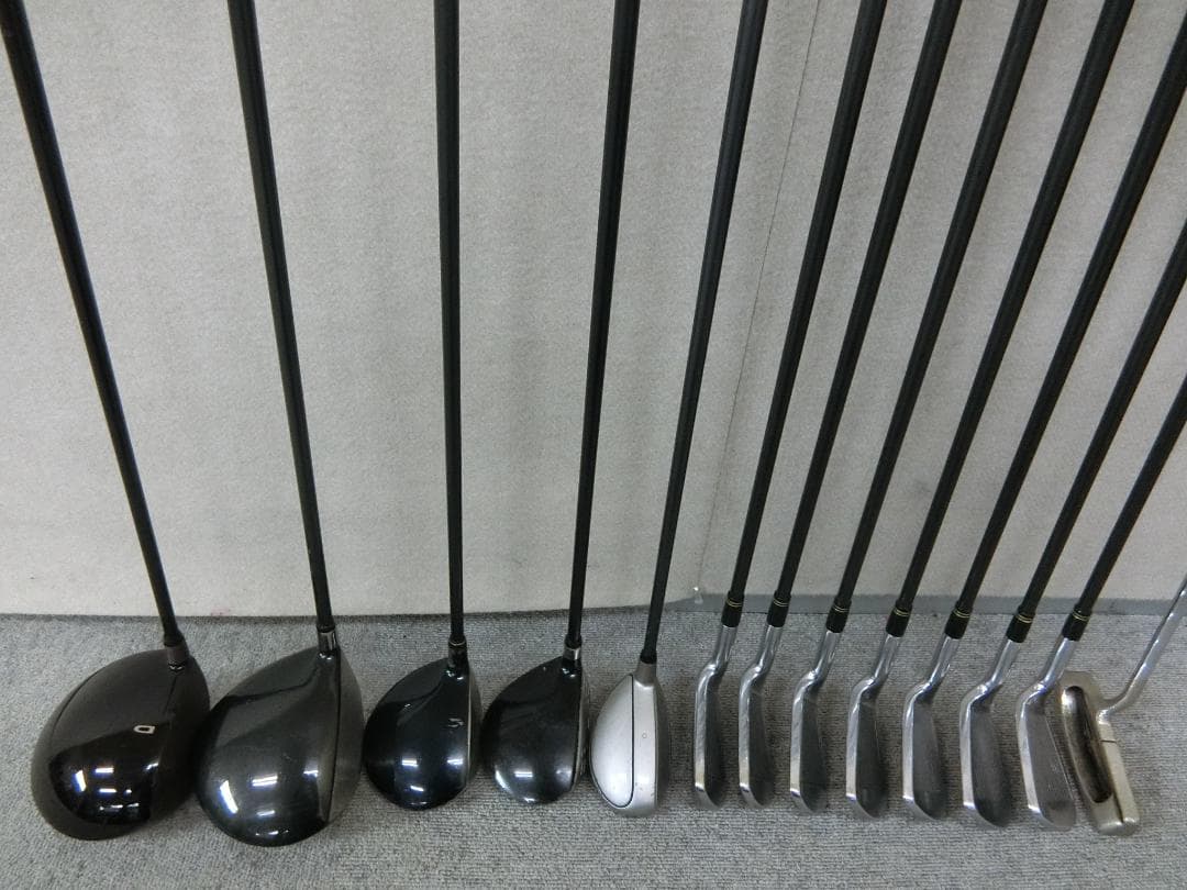 b719 初心者歓迎 プロギア 等メンズゴルフ１３本セット※Ｄｒ２本入り