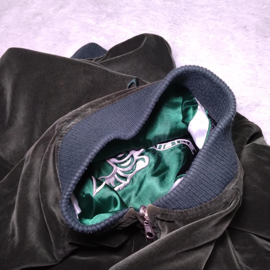 パンクドランカーズ、スカジャン、Ｌサイズ、虎、東京タワー、リバーシブル、アメカジ