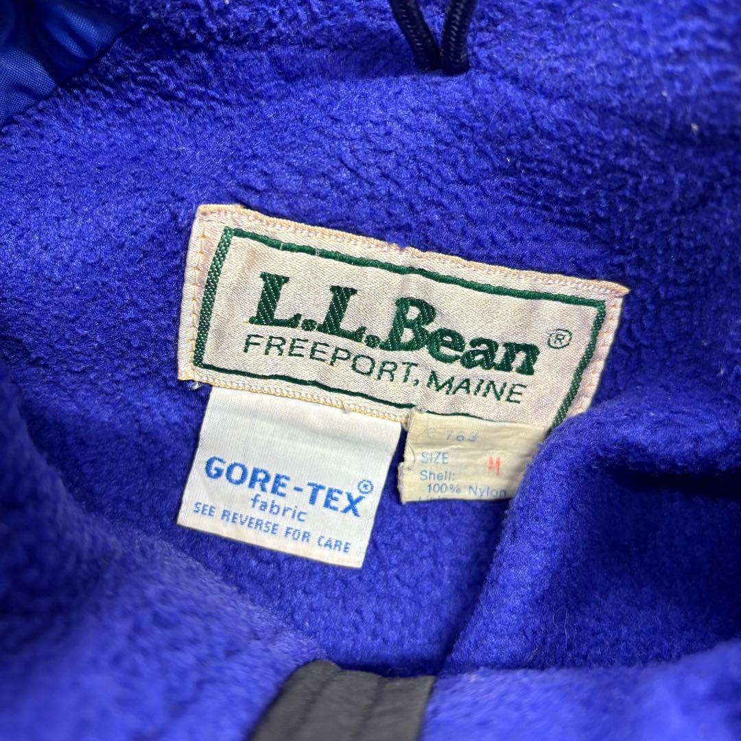 【美品】激レア GORE-TEX L.L.BEAN ウォームアップジャケット 黒