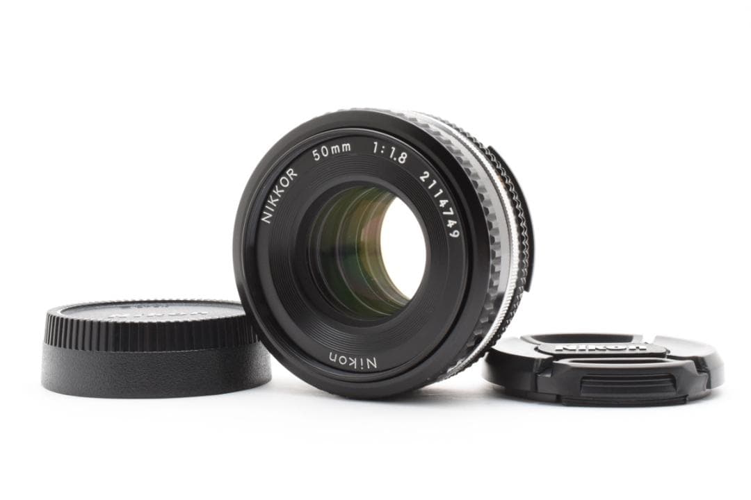 新品級　NIKON AI-S NIKKOR 50mm f1.8 MF B760
