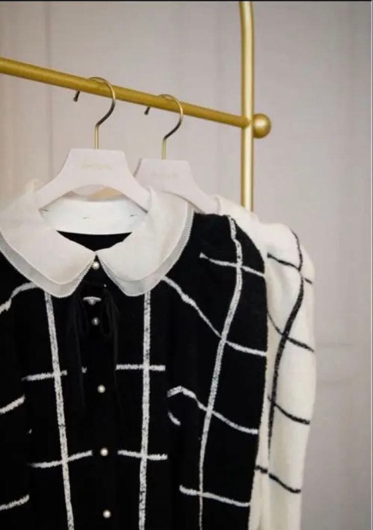 herlipto Crillon Boucle Cardigan 黒　M ニット