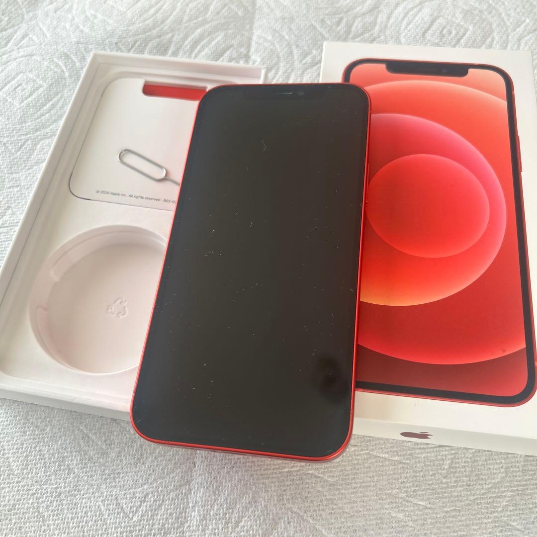Apple iPhone 12 (PRODUCT RED) 本体　64GB
