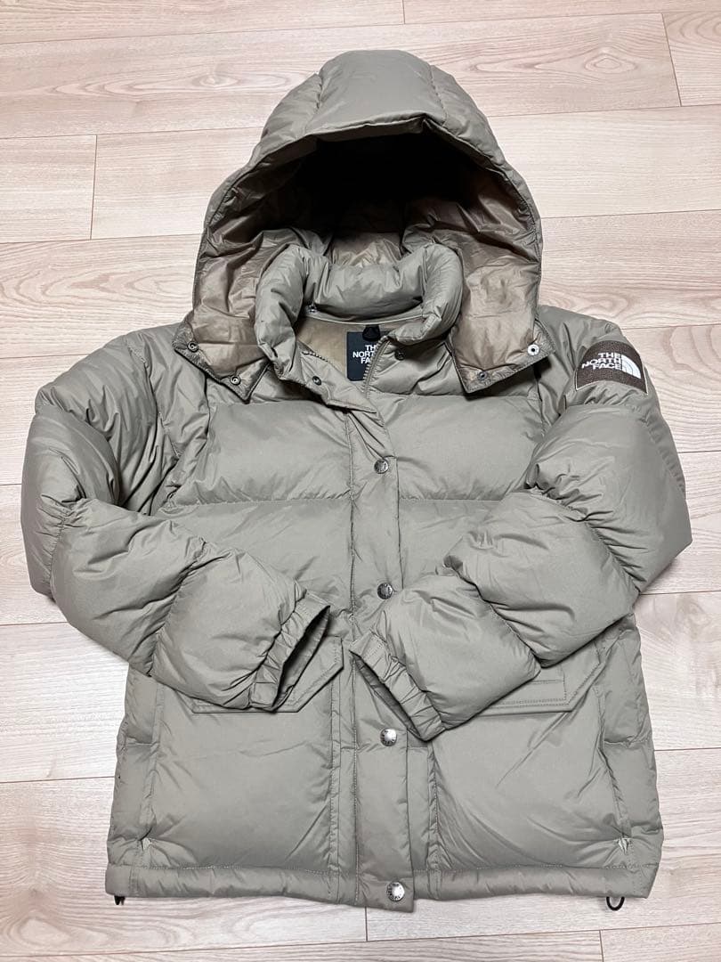 ノースフェイス キャンプシエラショートダウンジャケット S ウォルナット