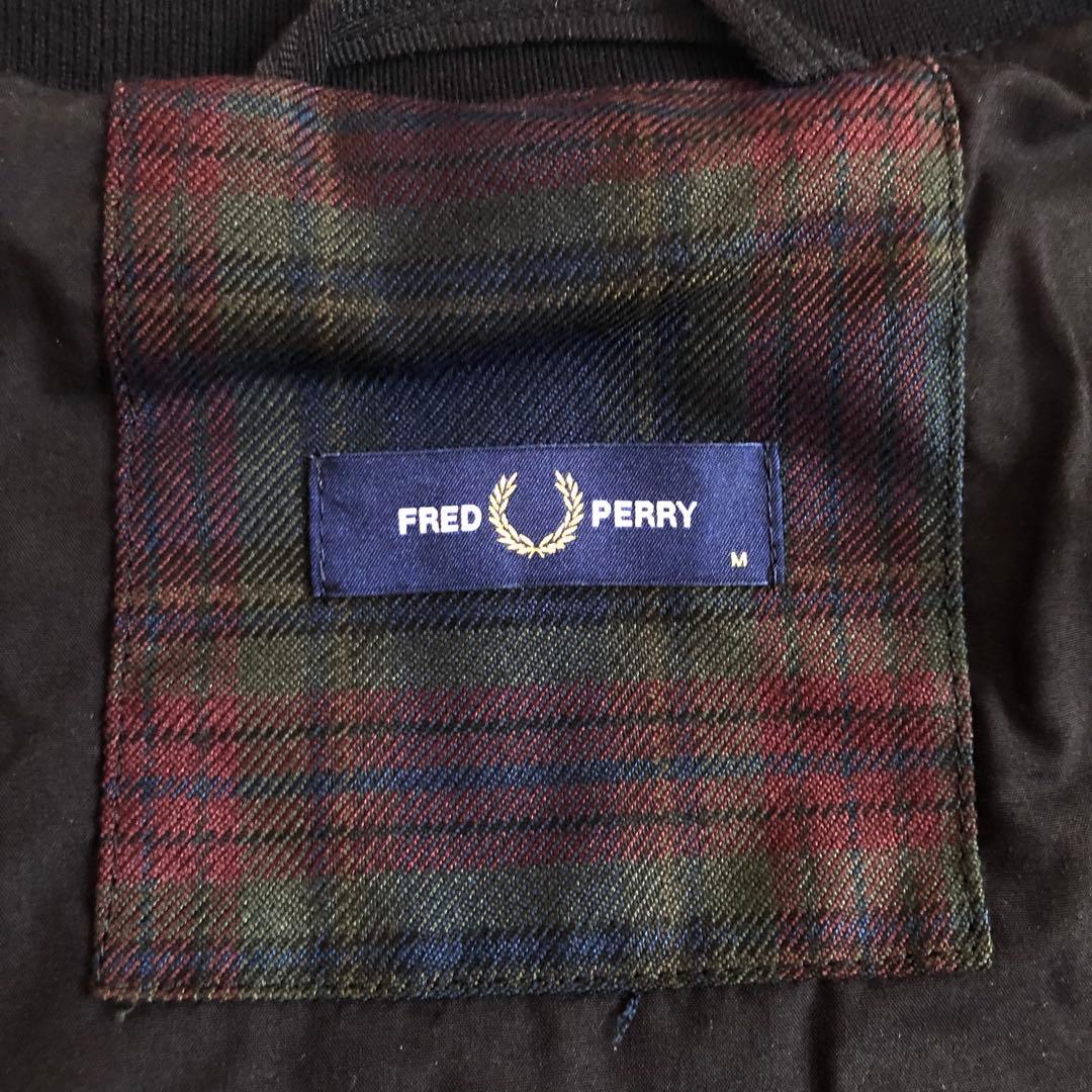 FRED PERRY タータン チェック ジップ スルー ジャケット ブルゾン