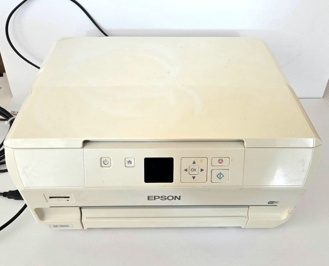 人気ジャンク品早い者勝ち EPSON EP706A 2013製 インク4つセット