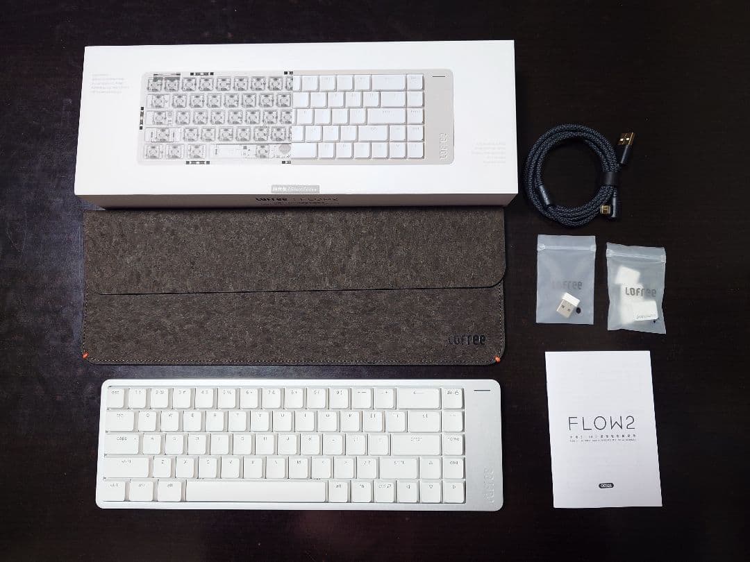 【新品同様】lofree FLOW2 US配列キーボード 本体