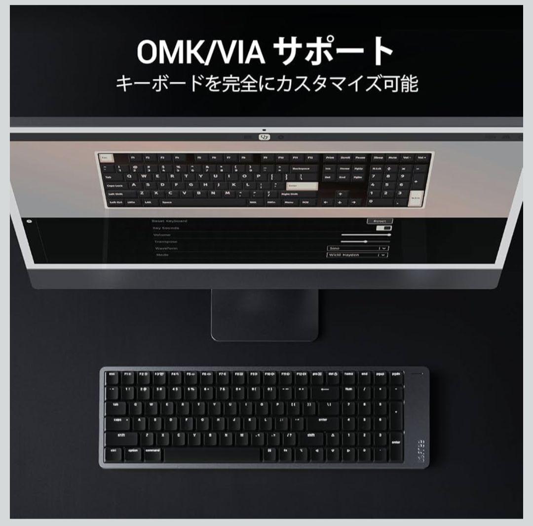 【新品同様】lofree FLOW2 US配列キーボード 本体