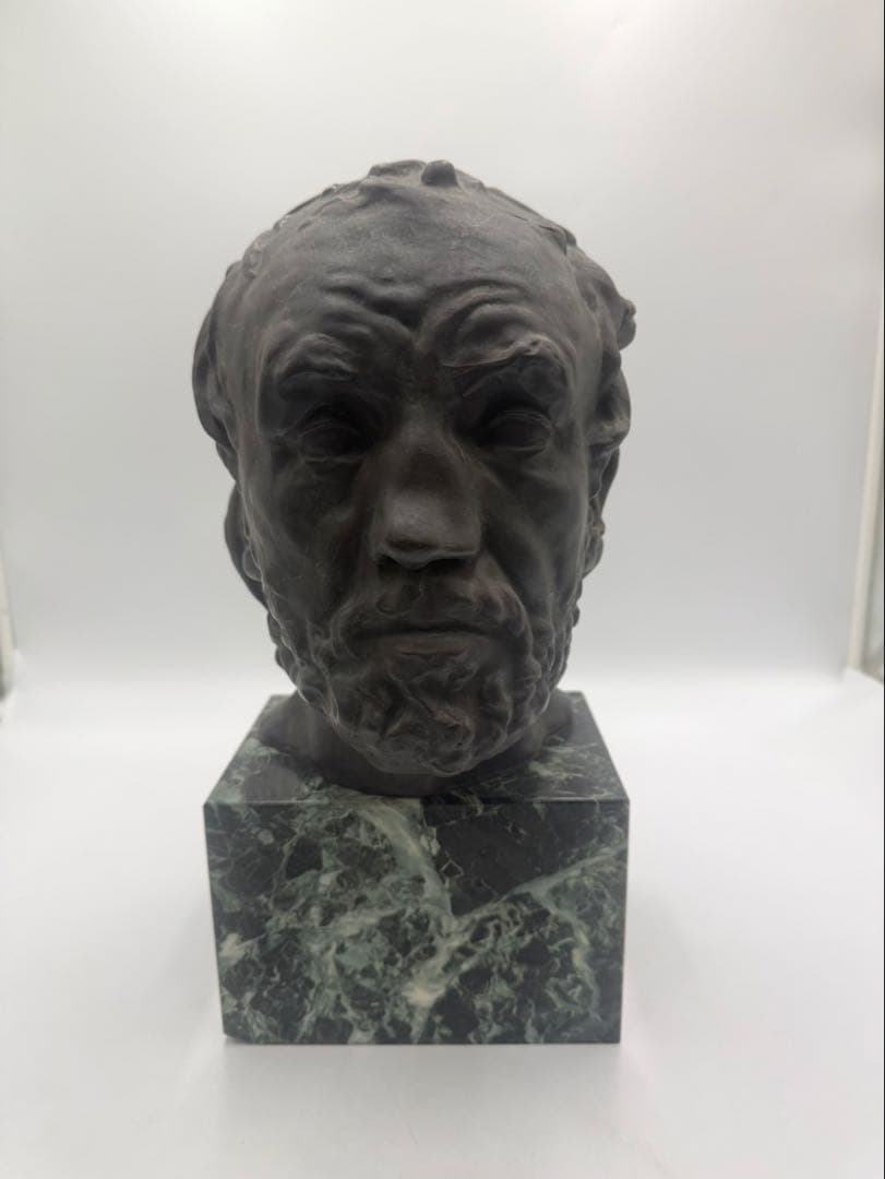 鼻のつぶれた男　オーギュスト・ロダン