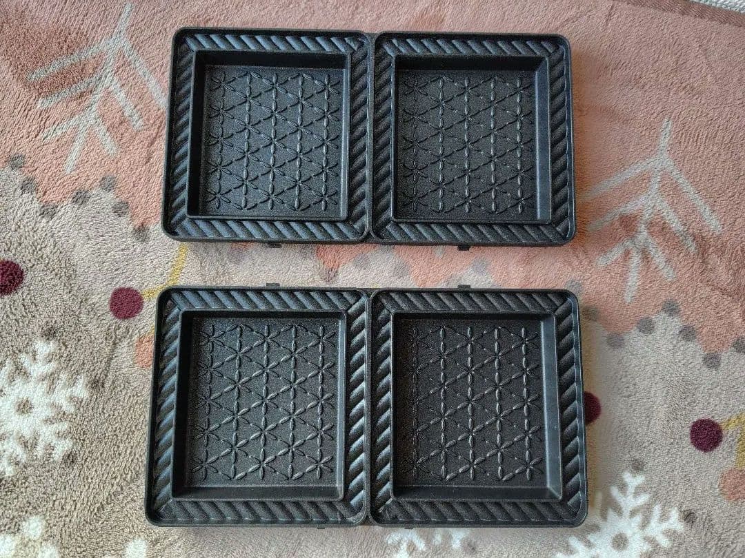 【１回使用】BRUNO ブルーノ ホットサンドメーカー グリル ダブル グレー